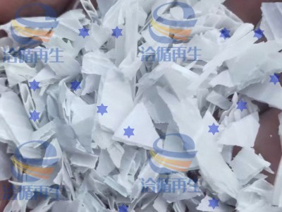 电子厂一次性蓝色白色中空板破碎料，现货，在陕西，图1