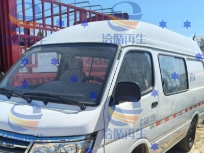 北京地区处理金杯大海狮封闭厢式货车图1