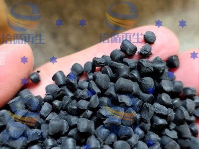 黑色TPR，粒子可作旅游拖鞋，底片 以上，长期供应，6000+一吨，汕头提货图1