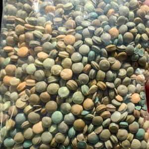纯高压杂色颗粒，4000+一吨，一个月二百吨，东莞提